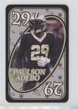 2024 Uno Fandom NFL New Orleans Saints Silver Paulson Adebo #29 0c4