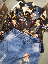 Puppy Theme Pajamas Size 2 to 3 Years New with Tags