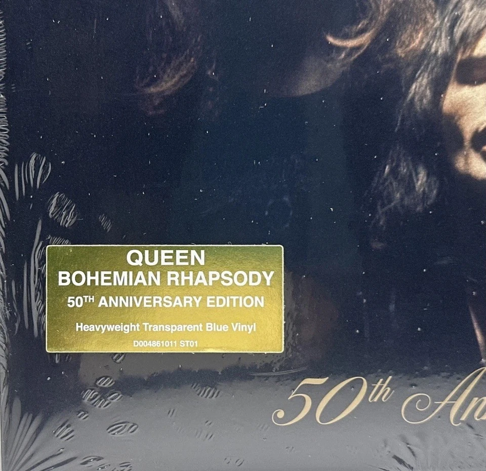 QUEEN 👑 Bohemian Rhapsody 12" Blue Vinyl 2025 50th Anniversary SEALED 🆕 - Image 2 of 4