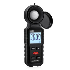 Digital Illuminance Light Meter: 200,000 Lux Photometer for Plants Photography
