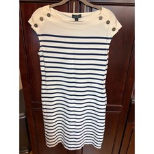 LRL Lauren Ralph Lauren Natuical Striped Dress Size XS NWT