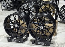 19 Hre Matte Black 19x8.5 19x9.5 Concave Wheels Rims Fits Bmw 3538 M
