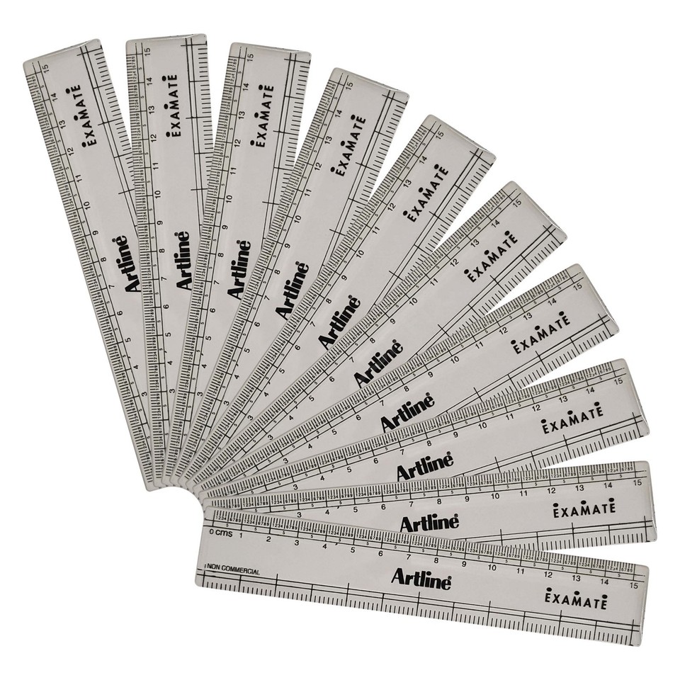 Plastic Rulars ARTLINE Scale 15cm / 150 mm / 6