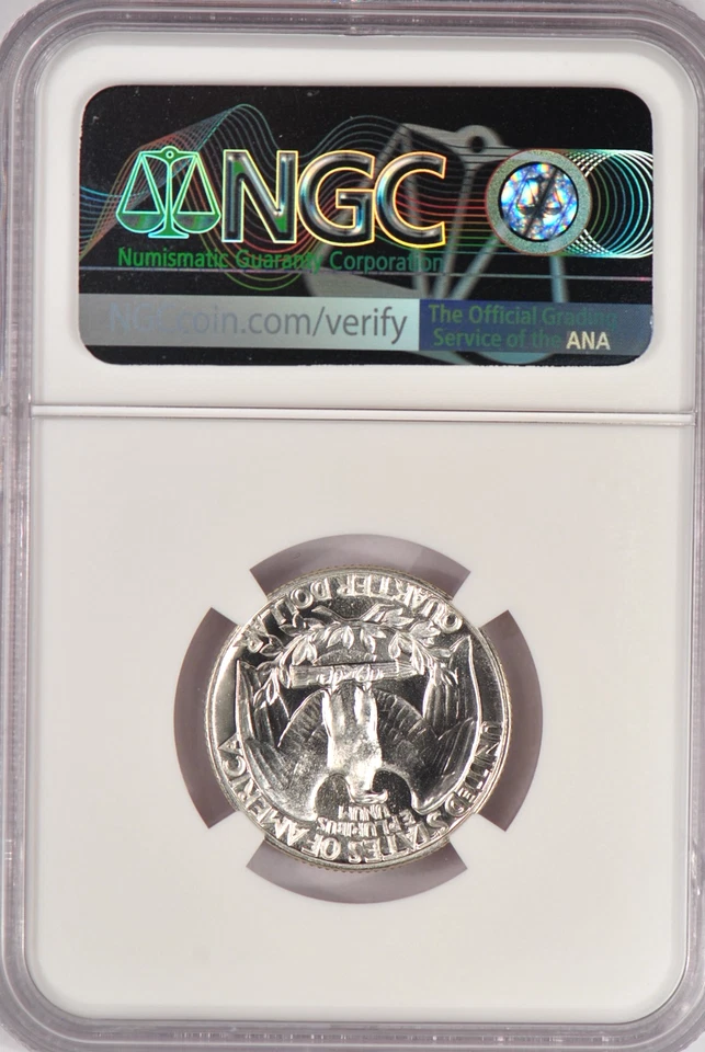 1950 Washington Quarter Proof NGC PF 68 PR68 Gem Silver Coin 25C - Image 2 of 2