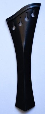 VIOLA EBONY  HARP (compensated) Tailpiece  (16.5-17'')HILL Model black fret