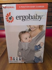 Ergobaby Carrier, Original 3-Position Baby Carrier Baby - Toddler 12-45 lbs Gray
