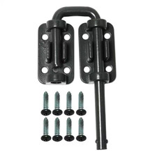 Patio Door Security Latch, Bronze Free Shipping New