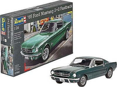 Revell-Germany 1965 Ford Mustang 2+2 Fastback - Plastic Model Vehicle Kit