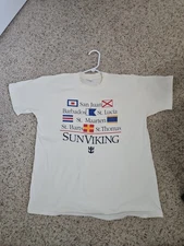 Vtg 90's Stedman Men's Size Large Royal Caribbean Sun Viking Cruise Ship T-Shirt