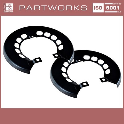 2x Brake Dust Plate for Porsche 911 F 2.4 T E L S '72-'73 Anchor Plate Rear