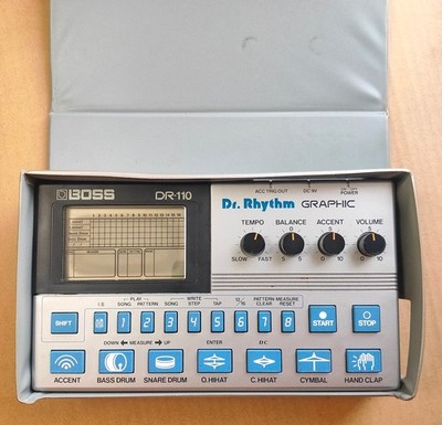 Boss DR-110 Vintage Analog Drum Machine Roland TR #2605002