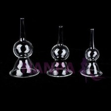 3PCS Vacuum Attachment Cupping Glass Cup For The Vacuum Breast Beauty Machine