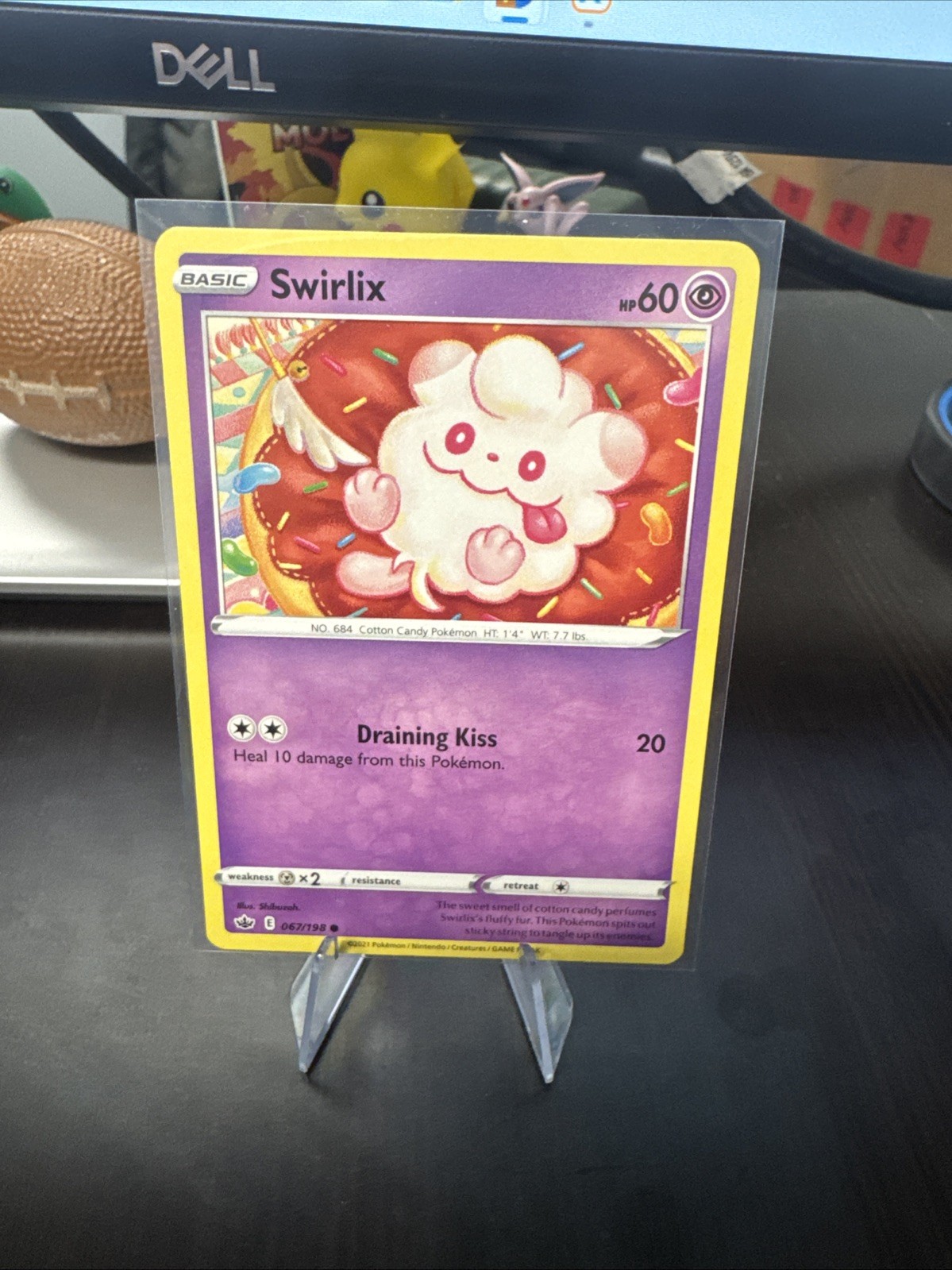 Pokemon Trading Card Game TCG ~ SWIRLIX 67/198 ~ Chilling Reign Free Ship