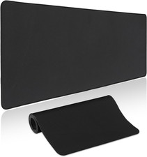Mouse Pad Gaming - Desk Mat for Keyboard and Mouse - Black Large Mouse Pads for