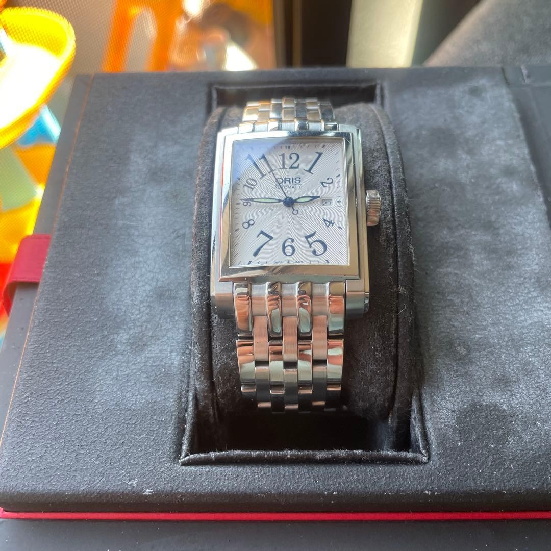 Oris Rectangular Automatic Watch with Exhibition … - image 4