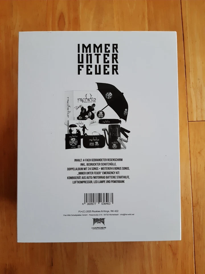 Frei.Wild,immer Unter Feuer Box Signiert Wie Neu - Bild 2 von 4