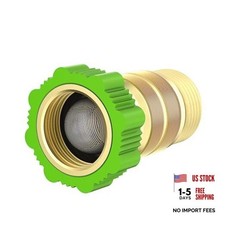 RV Water Pressure Regulator 40-50 PSI, Brass Free-Lead 3/4 Classic Style Green