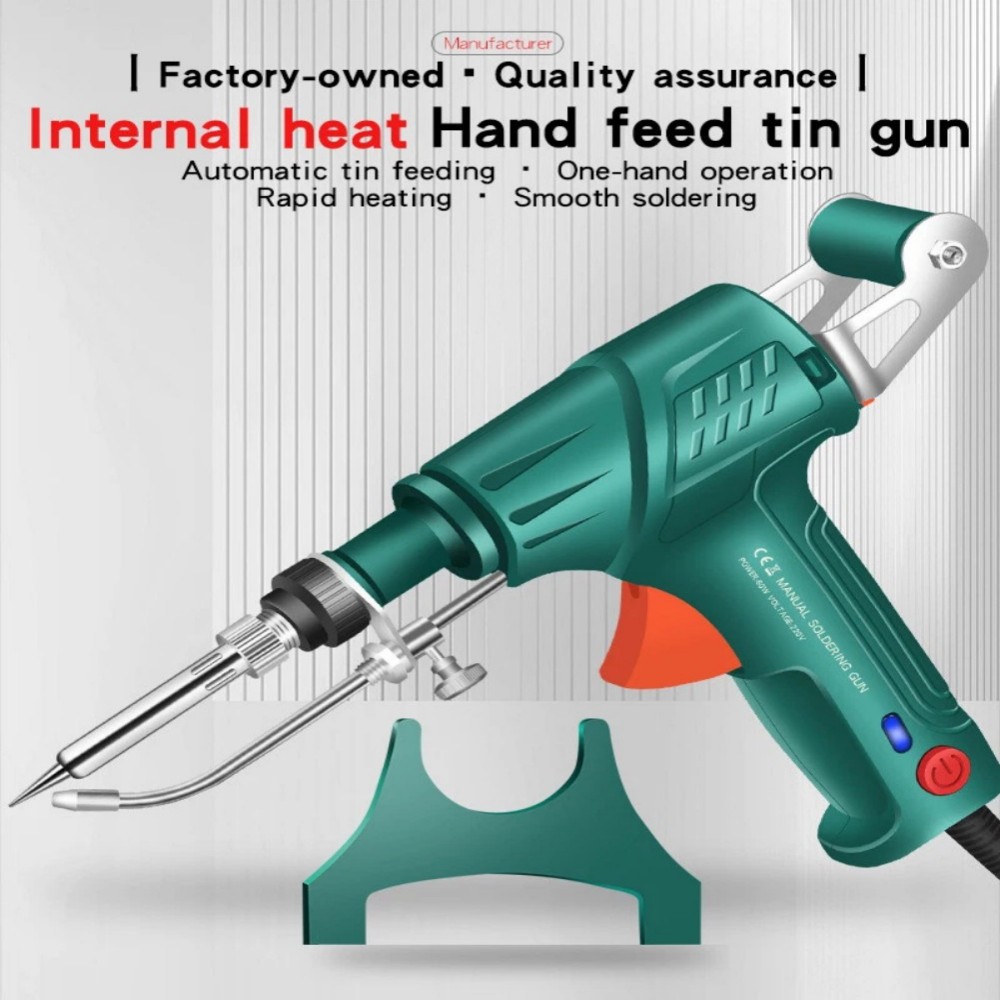 Electric Auto Soldering Iron Gun Kit Hand-Held Tweezers Wires Welding Tool 60W