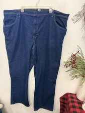 Basic Editions Mens 50x30 Dark Wash Jeans Str...