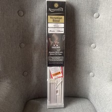 New Unopened White Venetian Blind 45cm Wide X 150cm Drop Renaissance