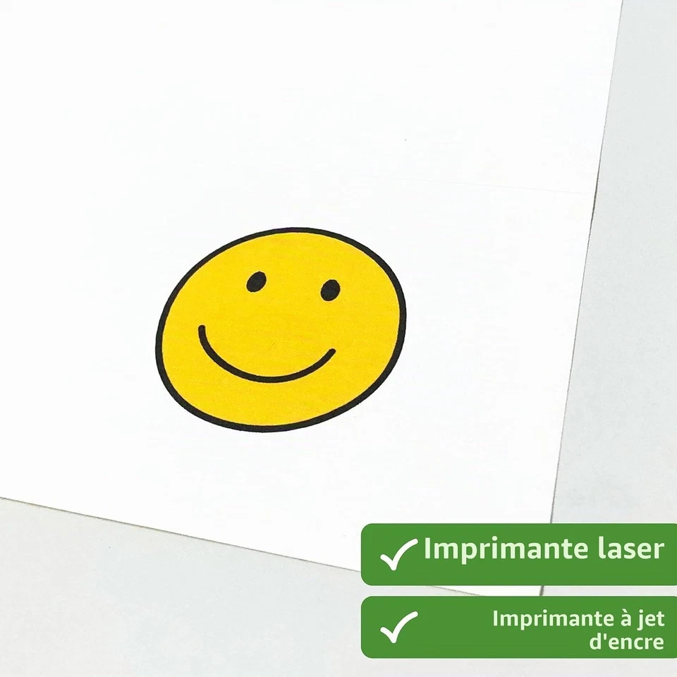 Papier Autocollant A4 25 Feuilles - Imprimante Jet d'Encre et Laser - Photo 4/4