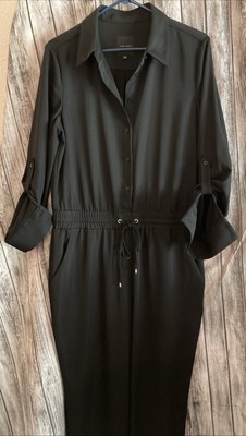 Alex Marie Long Sleeve Black Kaely Jumpsuit Size 10 NWOT vacation night out 