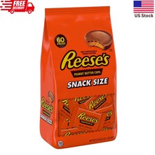Reeses Peanut Butter Cups Snack Size Candy - ...