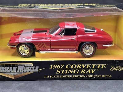 Ertl American Muscle 1967 Chevy Corvette 427 L-71 Sting Ray Red 1