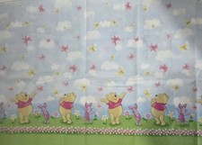 Vintage Springs Industries "Winnie Pooh/Piglet" Double Border Fabric 2yds 13"