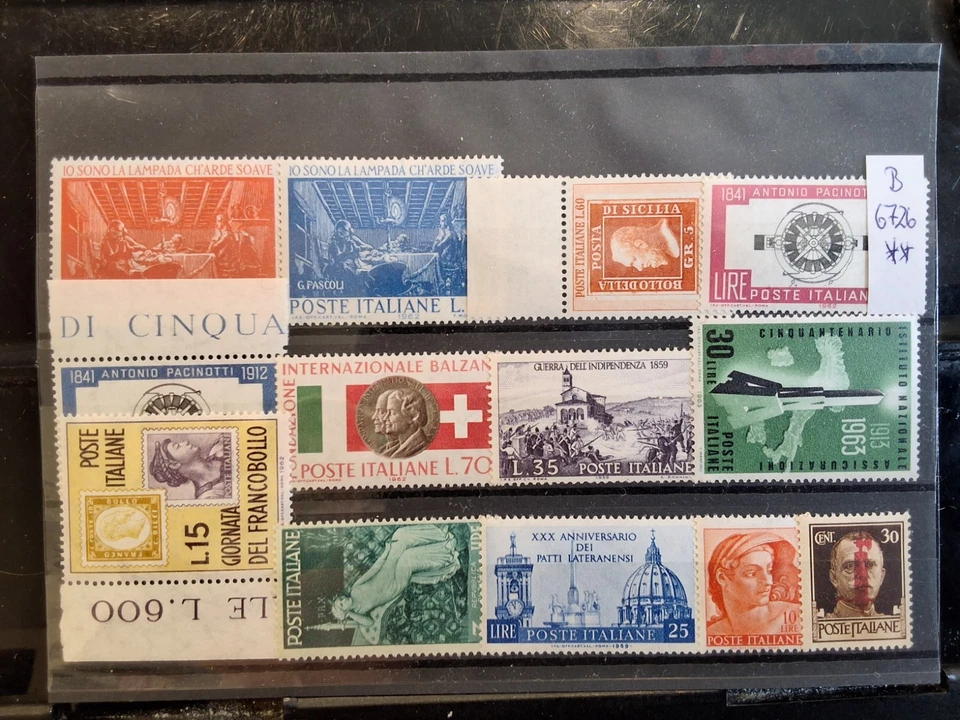ITALIEN 🇮🇹 BRIEFMARKEN POSTFRISCH LOT B 6726 - Bild 1 von 1
