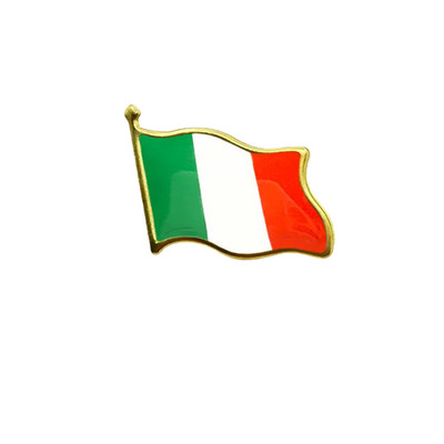 Italien Anstecker Pin Fahne Flagge Anstecknadel Bandiera d'Italia Badge Banner