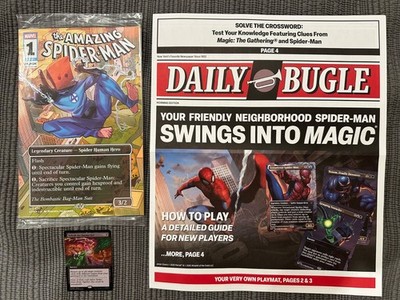 SET PAX West 2025 MTG Magic The Gathering Spiderman Promo Comic Card and  Playmat | eBay