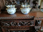 Pair to choose from very nice antique earthenware pots
