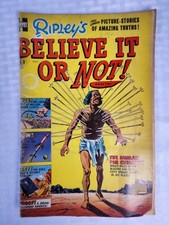 1953 RIPLEY'S Believe It Or Not #2 Harvey Golden Age Comic Book Pincushin Man