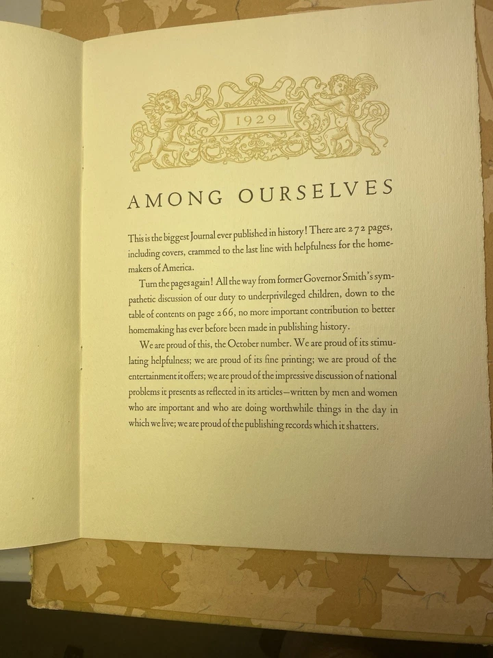 Bound Magazine: Ladies' Home Journal: October 1929 Special LEADERSHIP 272 Pages - Image 4 of 4