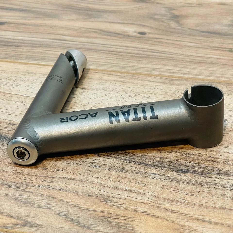 Titanium Acor Titanium Road Quill Stem 125 26.0 Matte Finish - Image 3 of 4