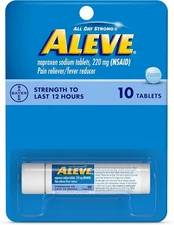 Aleve Pain Reliever/Fever Reducer Tablets, 220 mg 10 ea