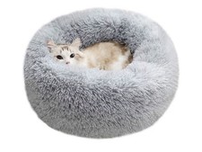 Cat Bed For Indoor Cats 20 Inch Grey Color