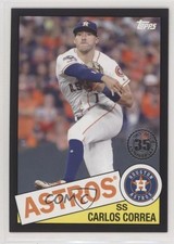 2020 Topps 1985 Baseball Series 2 Black 288/299 Carlos Correa #85TB-19 1u6