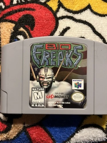Bio F.R.E.A.K.S. (Nintendo 64, 1998) Authentic Cartridge Only Tested