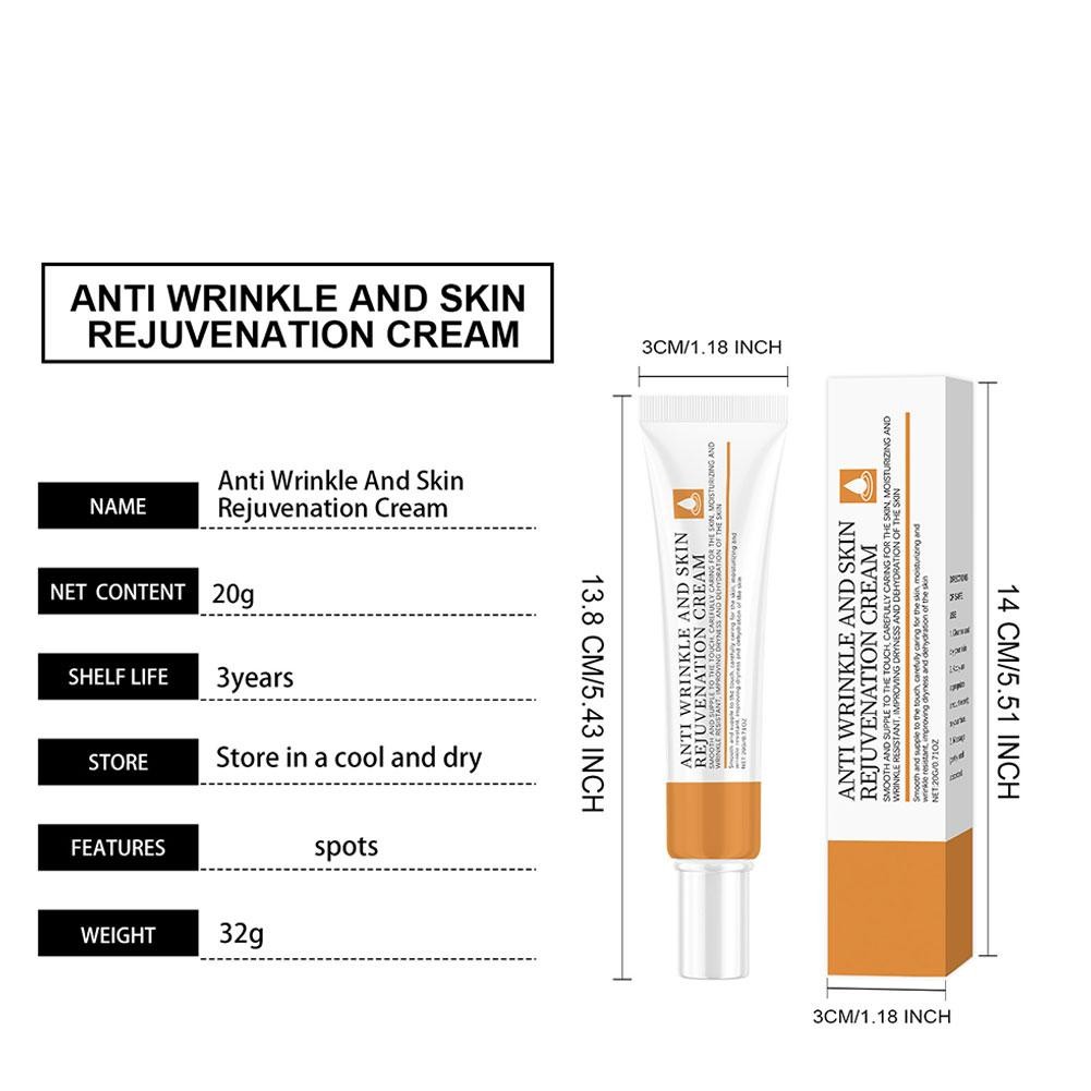 Anti Wrinkle and Skin Rejuvenation Cream Moisturizing and Light Wrinkles 20g--