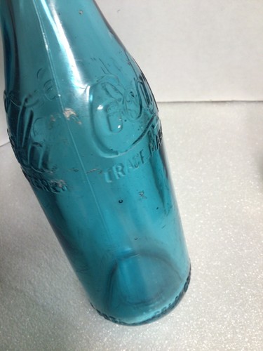 1915 COCA COLA KANADA GERADE SEITIGE KANADISCHE FLASCHE blaue Farbe - lesen - Bild 9 von 19