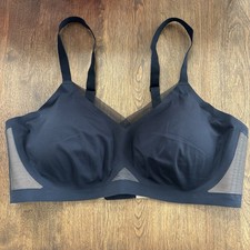 Honeylove Cross Over V-Neck Wireless Bra Size 2X Black Please READ - NWOT