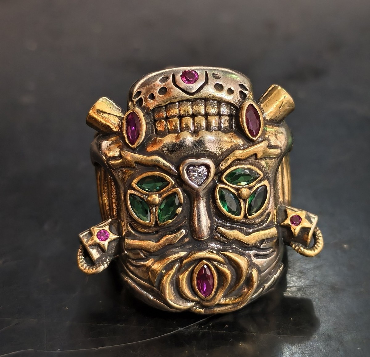 Lucky Ring, Ross Skull Lucky movie Ring T12 | eBay