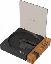 R300 CD Player Portable Bluetooth Desktop Retro CD Players Home,Without Speakers