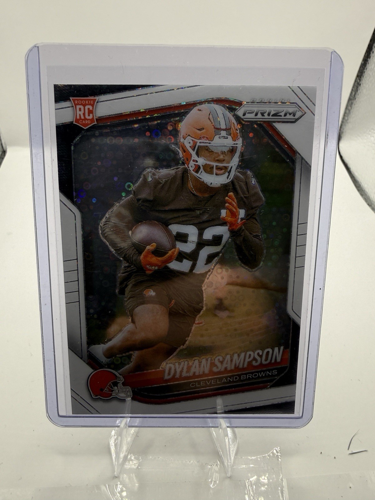 2025 Panini Prizm Dylan Sampson White Disco Prizms #365 RC / Browns