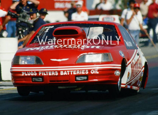 Bob Glidden 1980's "MOTORCRAFT" Ford Thunderbird Pro Stocker PHOTO! #(2b)