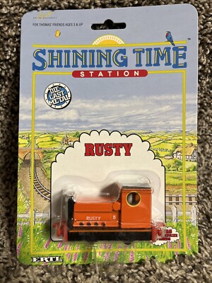 Vintage 1995 ERTL Thomas The Tank Engine & Friends Rusty Diecast Train NEW