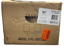 Fusion II 2-Light CFL Brushed Nickel Bathroom Vanity Light with Square Frosted