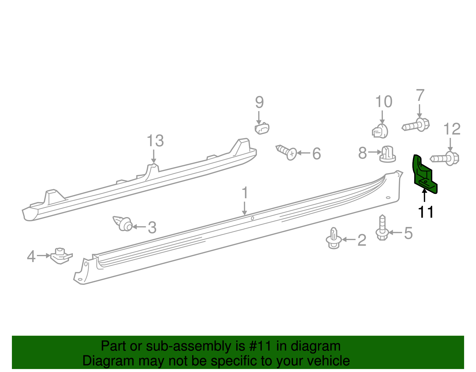 Toyota 7586206140 Genuine OEM Protector for sale online | eBay